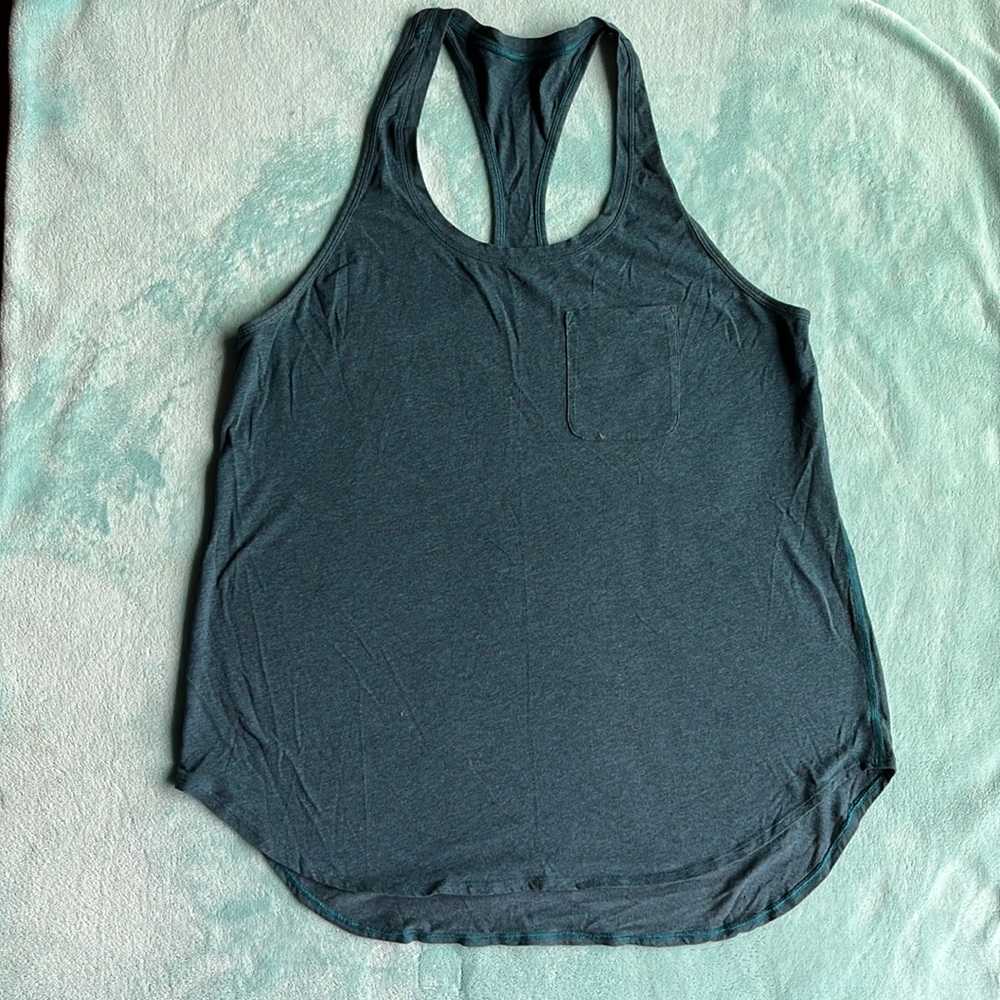 Front pocket racer back